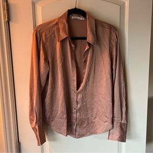 Satin shirt size M